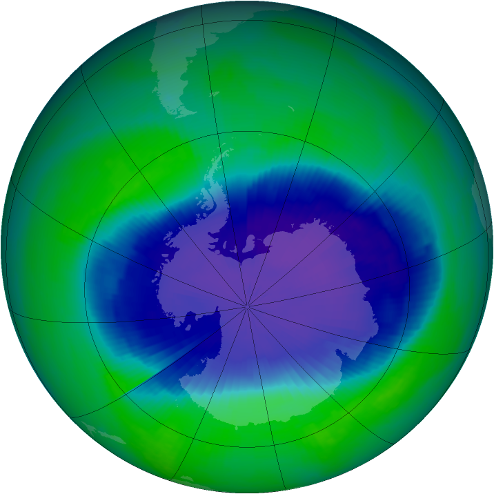 Ozone Map 1999-11-16